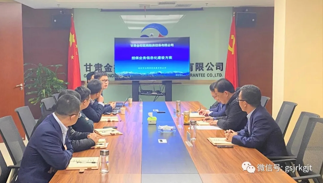 金控隴南擔保開展擔保操作系統專題培訓